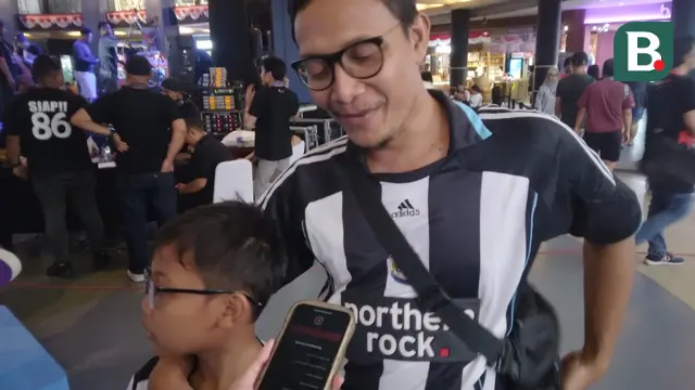Fans Newcastle United di Vidio Premier League Festival