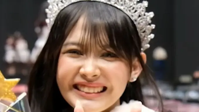 Potret Haru Feni JKT48 Raih Juara di Senbatsu Sousenkyo 2024 (credit: https://www.instagram.com/quad_lips/)