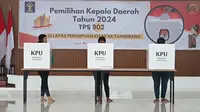 Puluhan Penghuni Lapas Perempuan Tangerang Lakukan Pencoblosan Pilkada 2024