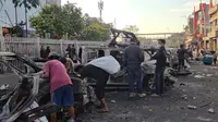 Massa Serang Polres Jaktim (Dok: Antara)