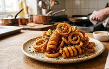 Cara Membuat Kentang Goreng Keriting yang Gurih dan Crispy seperti di Restoran