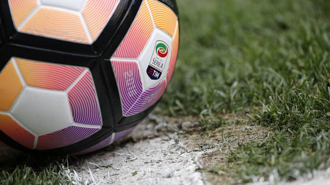 Ilustrasi Logo Serie A. (AFP/Marco Bertorello)