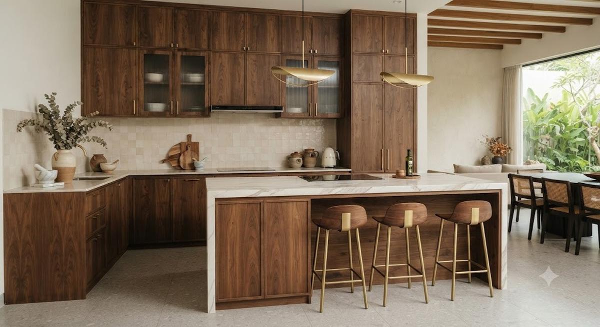 Cokelat Kayu, Walnut, dan Natural Brown (AI Generated)