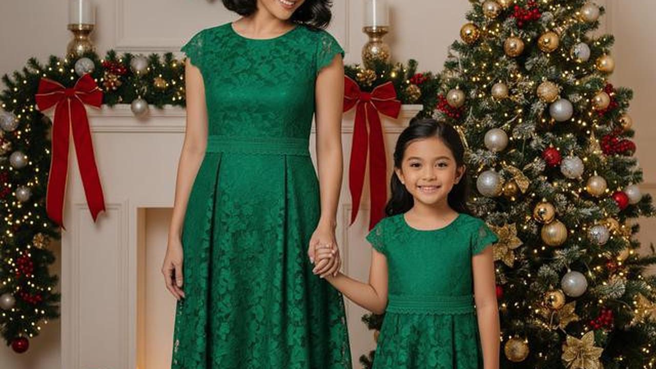 7 Rekomendasi Dress Natal Hijau 2025 dengan Potongan Elegan untuk Semua Usia
