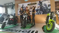 Benelli resmi menghadirkan motor telanjang terbarunya TNT 249 S. (Arief/ Liputan6.com)