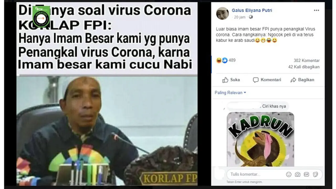 Rizieq Shihab Memiliki Penangkal Covid-19
