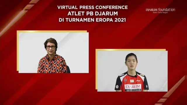 Konferensi pers virtual PB Djarum.