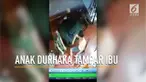 Aksi penganiayaan anak terhadap ibu kandung viral di media sosial.
