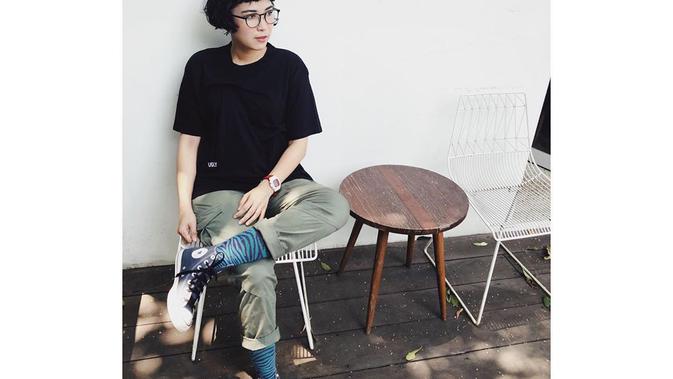 Potret Dinda Kanya Dewi dengan rambut pendek, bikin pangling. (Sumber: Instagram/dindakanyaa)