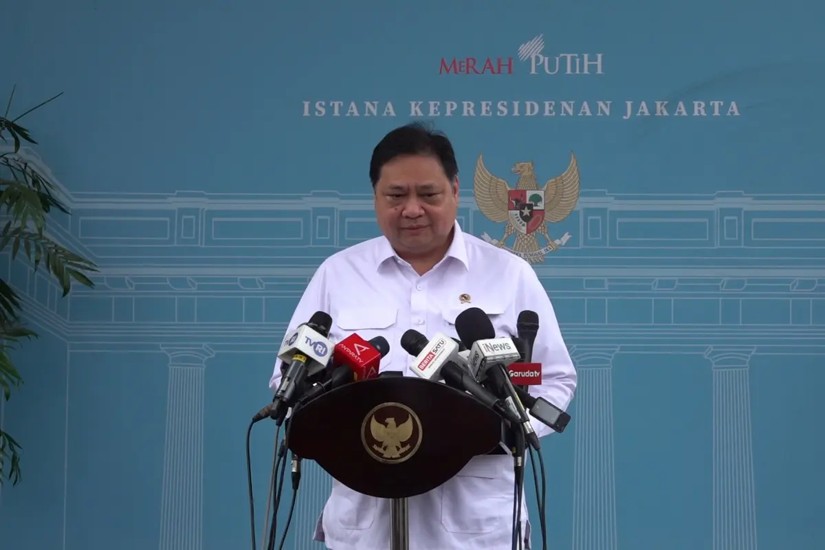 Menteri Koordinator (Menko) Bidang Perekonomian Airlangga Hartarto di Istana Negara, Rabu, 11 Februari 2026. (Foto: Istimewa)