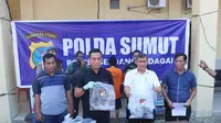 Konferensi pers pengungkapan kasus pembunuhan