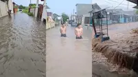 Banjir Rendam Sejumlah Kecamatan di Bandar Lampung, 1 Mobil Hanyut Terbawa Arus