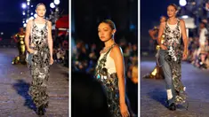 Gaya Gigi Hadid yang Curi Perhatian di New York Fashion Week 2022. (AFP Photo)