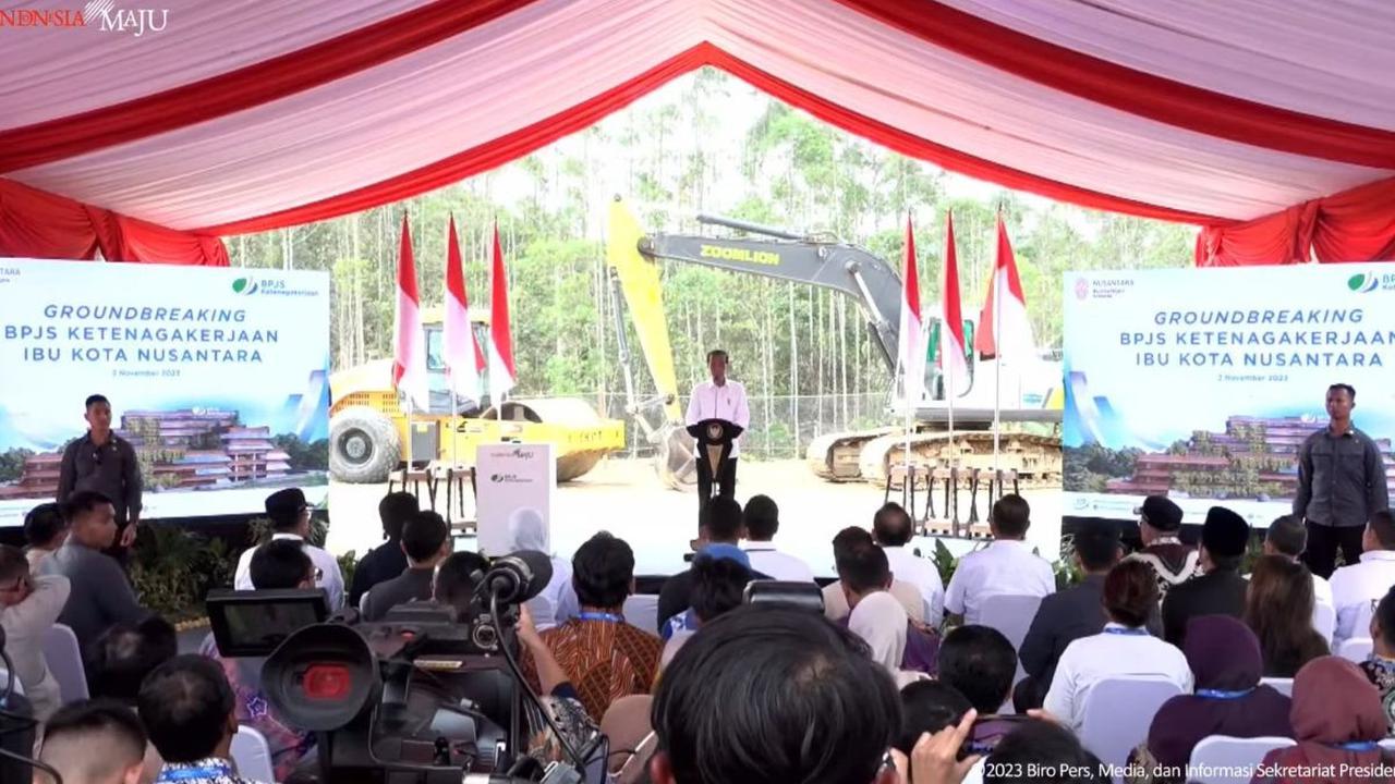 "Kantor BPJS ketenagakerjaan akan menambah lengkap fasilitas masyarakat di IKN, menambah keyakinan masyarakat agar tidak ragu lagi tinggal di IKN,"&nbsp;