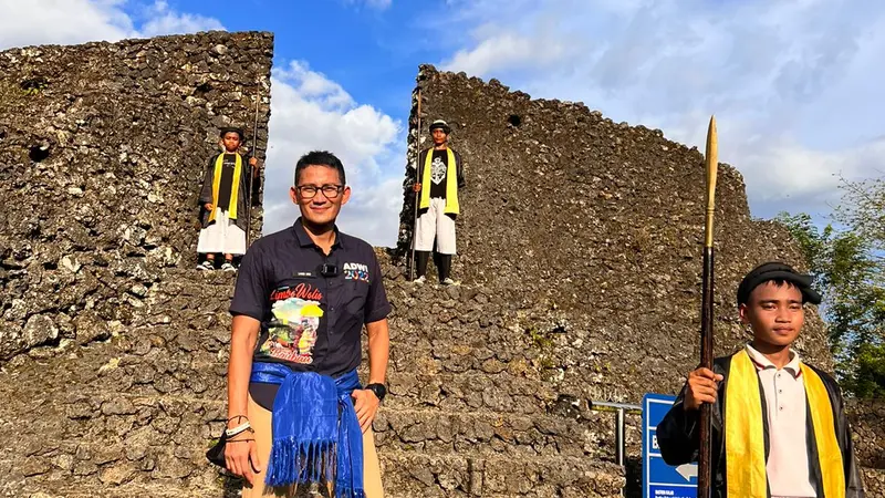 Sandiaga Uno Kunjungi Benteng Terbesar di Dunia, Minta Masyarakat Ikut Rawat Seperti Borobudur