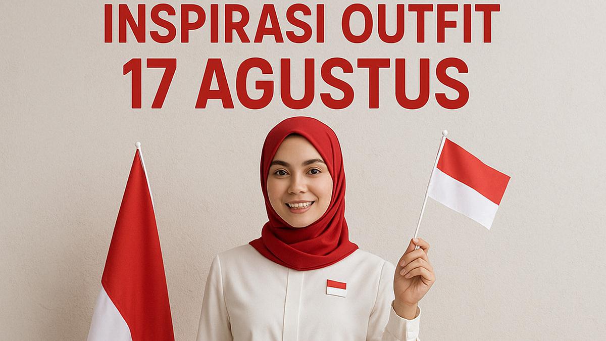 8 Inspirasi Outfit 17 Agustus Hijab, Gaya Modis untuk Rayakan HUT RI ke-80