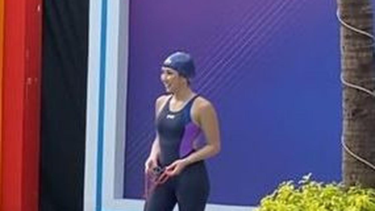 Tato di Punggung Bikin Salfok, 9 Foto Gisella Anastasia Saat Ikut Lomba Renang Bareng Para Artis