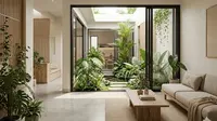 8 Inspirasi Rumah Kecil dengan Taman Tengah agar Cahaya Masuk Maksimal, Terasa Lebih Luas dan Sejuk