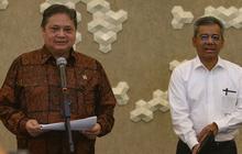 FOTO: Ekspresi Airlangga Angkat Bicara Soal Rupiah Lemah, Klaim Masih Lebih Baik dari Malaysia dan China