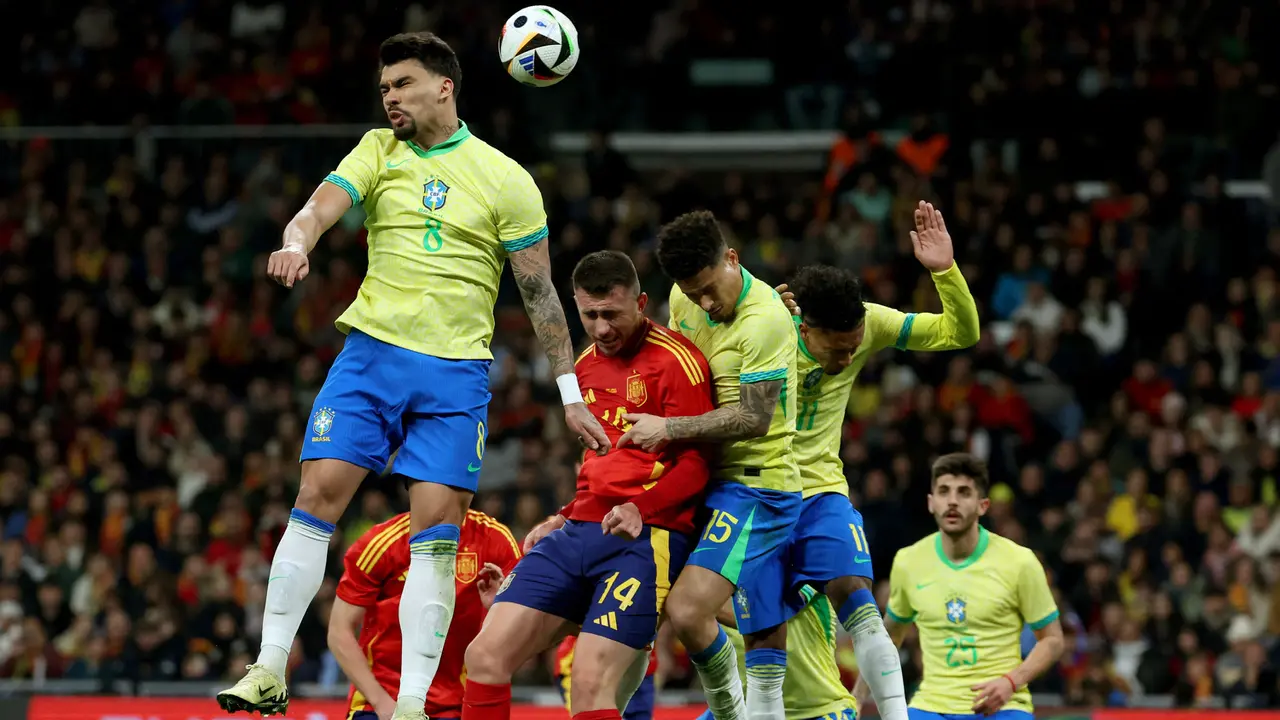 Brasil Tahan Imbang Spanyol