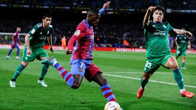 Gelandang Barcelona, Ousmane Dembele.