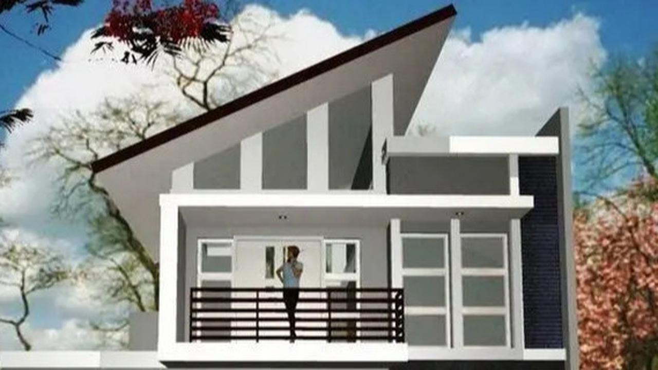 Anti Monoton, 7 Model Rumah 1 Lantai Beratap Miring Satu Sisi yang Berdesain Estetik & Modern