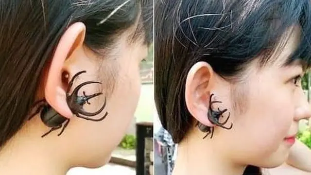 7 Potret Anting Nyeleneh Bertema Hewan Ini Antimainstream