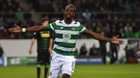 Sama seperti rekannya Tierney, penyerang Celtic, Moussa Dembele menjadi incaran Manchester United pada bursa transfer januari 2018. (AFP/Patrik Stollarz)