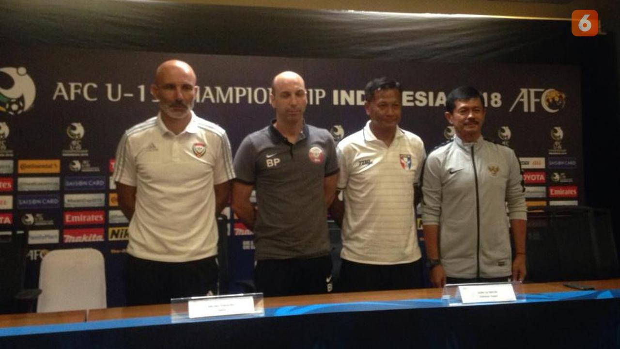 Konferensi Pers Grup A Piala AFC U-19 2018