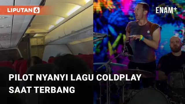Rencana konser Coldplay tengah jadi perbincangan hangat di masyarakat. Mulai dari antrian tiket yang padat sampai penipuan oleh calo. Seorang pilot juga tak mau ketinggalan tren Coldplay hingga beraksi ketika mengudara.