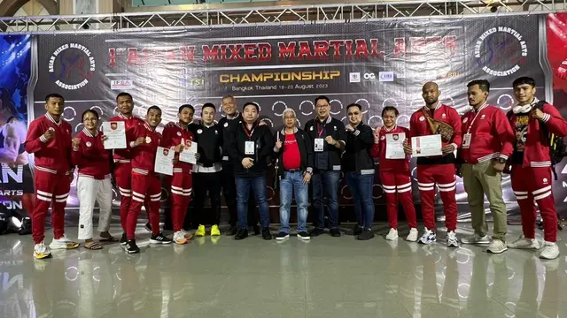 Timnas MMA Indonesia Gondol 1 Perak dan 3 Perunggu di Kejuaraan Asia