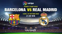 El Clasico Barcelona vs Real Madrid. (Liputan6.com/Tri Yasni)