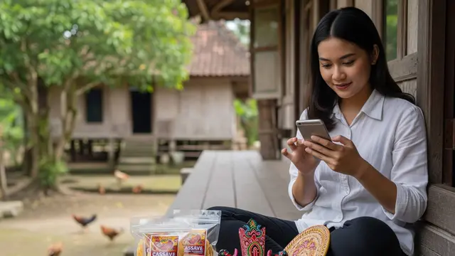 Usaha Unik di Desa Cuma Modal Internet