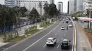 Kendaraan melintas di kawasan Sudirman, Jakarta, Sabtu (11/8). Menjelang Asian Games 2018, pedestrian di kawasan Sudirman sudah dapat dinikmati masyarakat. (Liputan6.com/Herman Zakharia)