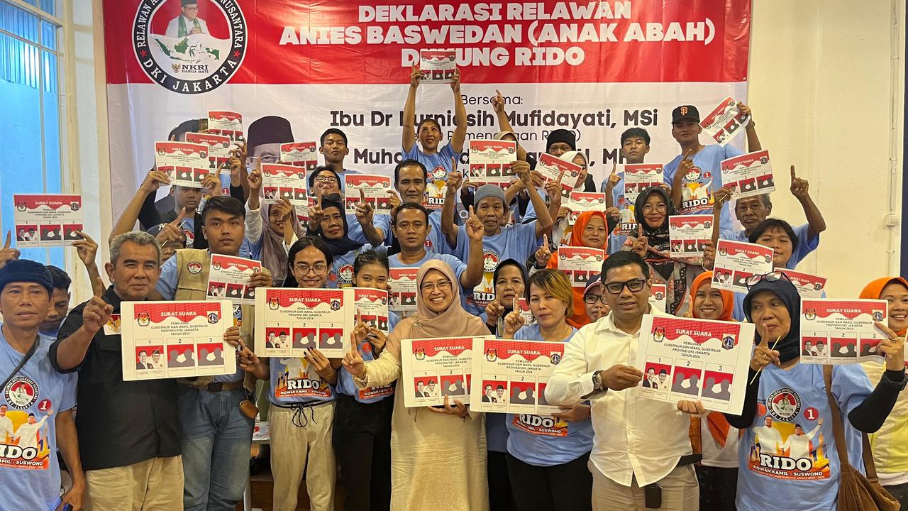 Relawan Anies Baswedan Nusantara Resmi Nyatakan Dukungan untuk Ridwan Kamil-Suswono