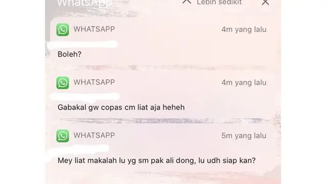 5 Chat Drama Tugas Kuliah Ini Bikin Tepuk Jidat