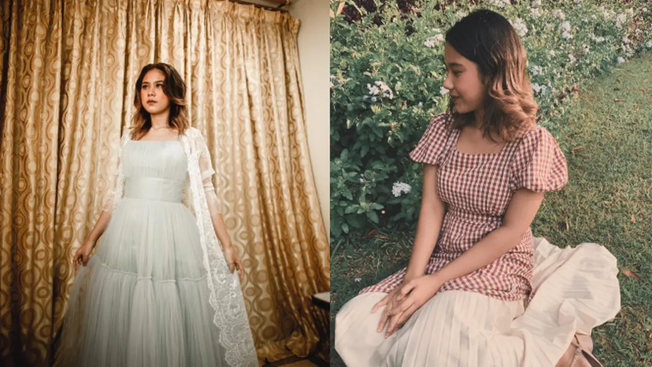 Pesona Nadin Amizah dalam Balutan Busana Vintage
