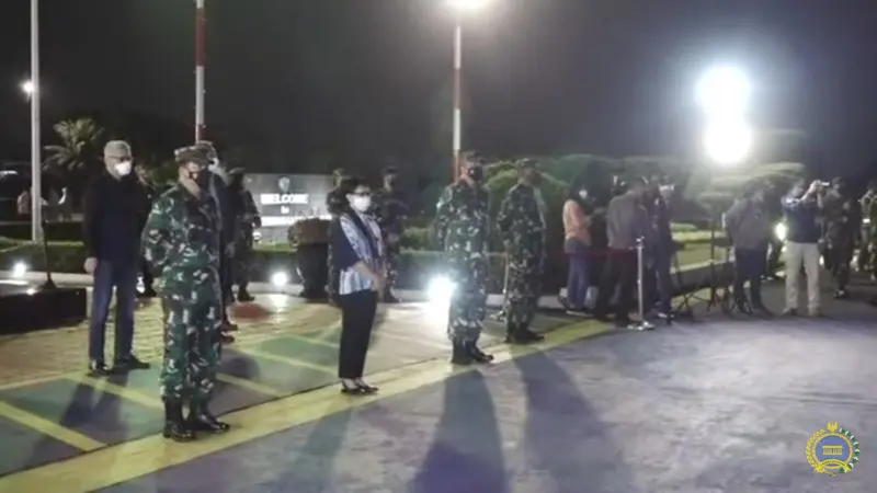 Kedatangan WNI dari Afghanistan yang dievakuasi oleh tim gabungan Kemlu, TNI dan BIN. (Screen Grab)