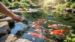 10 Cara Menjaga Kolam Ikan Tetap Bersih Tanpa Harus Sering Menguras Air, Mudah dan Praktis