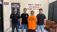 Tusuk Teman Sekampung 7 Kali, Pria di Way Kanan Ditangkap