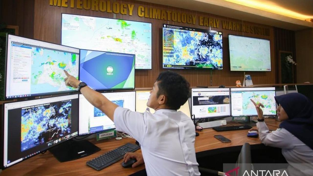 BMKG: Prakiraan Cuaca Indonesia Sabtu, Mayoritas Berawan hingga Hujan Sedang