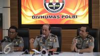 Kadivhumas Mabes Polri Boy Ralfi Amar memberikan keterangan terkait dugaan upaya makar pada agenda demonstrasi 211 di Mabes Polri, Jakarta, Sabtu (03/12/2016). Tujuh orang telah ditetapkan sebagai tersangka dugaan makar. (Liputan6.com/Faizal Fanani)