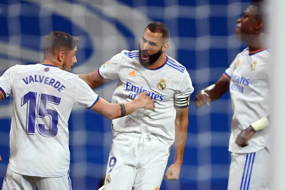 FOTO: Real Madrid Lumat Celta Vigo, Benzema Hattrick