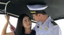 "Kemanapun kamu berlayar, jangan lupa pulang dengan selamat ya, nahkodaku," tulis Natasha di akun pribadinya. (Instagram/natashawilona12)