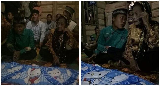 Pernikahan Selamet dan Rohaya dilakukan secara sederhana | Copyright by instagram.com/baturajaupdate