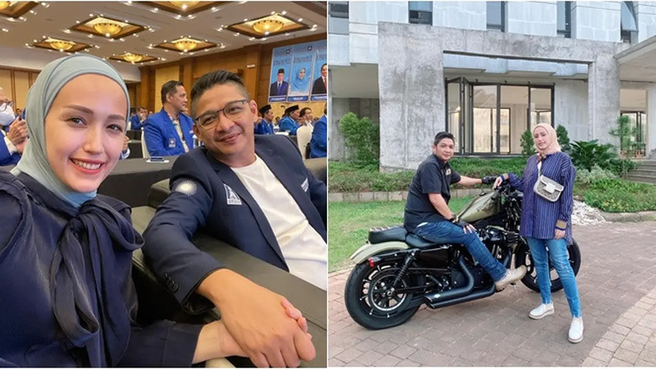 Nyaleg Bareng di Pemilu 2024, Ini 6 Potret Pasha Ungu dan Istri yang Selalu Kompak