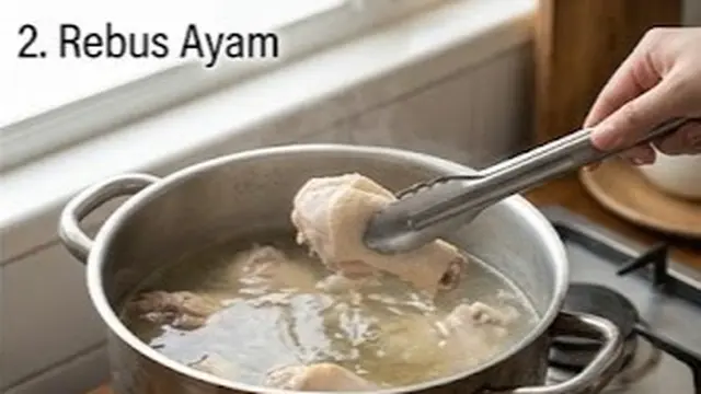 Rebus Ayam hingga Empuk dan Menghasilkan Kaldu