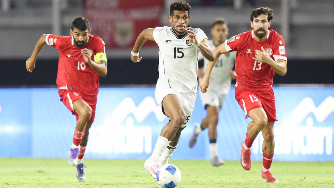 FOTO: Timnas Indonesia Gagal Jebol Pertahanan Lebanon, Laga Berakhir 0-0