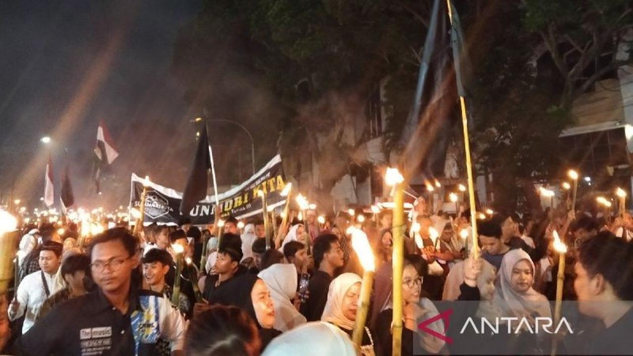 Pawai Obor Ramadhan Medan Galang Dana Kemanusiaan untuk Korban Bencana Sumut
