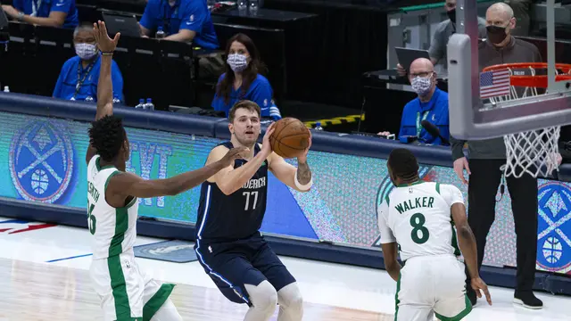 Hasil NBA : Luka Doncic Menangkan Mavericks atas Celtics